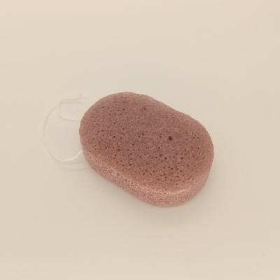 China HACCP Konjac Facial Sponge Ellipse Quick Skin Cleanser Sponge for sale