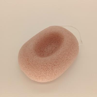 China Pink Konjac Facial Sponge Box Shape Body Skin Care for sale