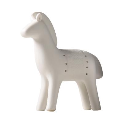 China Art Decor Simple Modern Fashion Ceramic Horse Ornaments For Living Room Coffee Table Home Luxury Decoration Great Gift Ideal For Birthday for sale