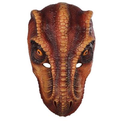 China Halloween. Party Wear Halloween Costume Dinosaur Mask Halloween Face Mask Tyrannosaurus Animal Mask For Party Carnival Cosplay Props Halloween Product for sale