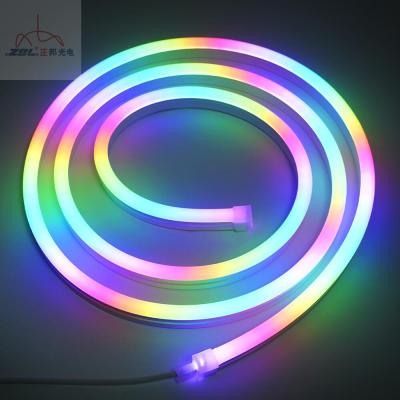 China 5m RGB Hotel Accessible Pixel Colorful Tira with Music Controller 24v 60leds/m Remote Led Neon 5V12v Flexible Strip Lights smd 5050 for sale