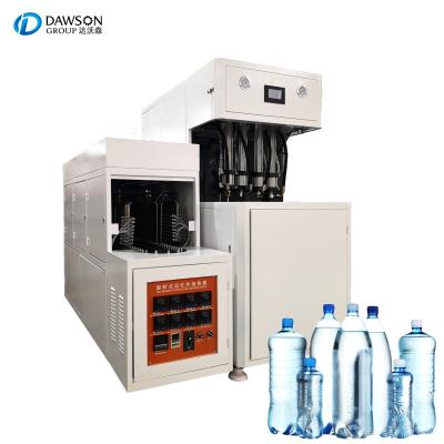 China Semi Auto Plastic PET Bottle Blow Molding Machine Preform Mineral Water Juice 2000ml for sale