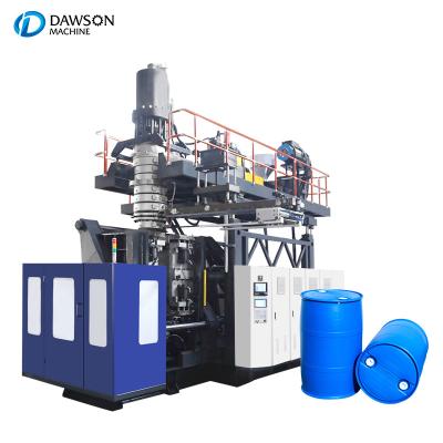 China 200L Plastic Drum Extrusion Blow Molding Machine Double Ring Barrel Blow Molding Machine for sale