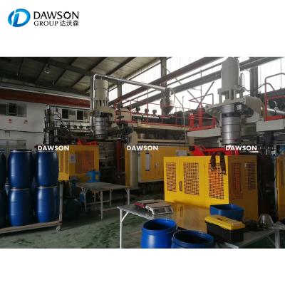 China Drum Blow Molding Machine 60L 120L 220L Hdpe Open Top Plastic Accumulator Type Die Head Blow Molding Machine for sale