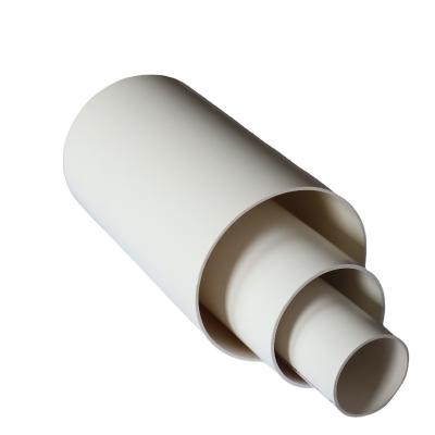 China Pipeline Factory Outlet Super White Hot Sale 12 Inch Large Standard Diameter Sch40 PVC Pipe For Water And Drainage for sale