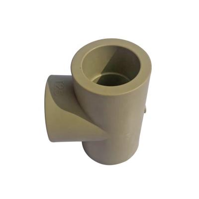 China Non-Toxic Water Supply Plumbing Materials Ppr Pipe Fittings High Quality Pure Plastic Equal Ppr Tee For Ppr Pipe for sale