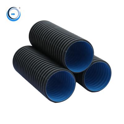 China Non-Toxic Black Hose Price Supplier 300mm HDPE Pipe For Drainage And Sewage for sale