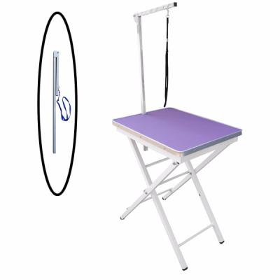 China Viable Purple Height-Adjustable Portable Folding Dog Grooming Table N-306 for sale