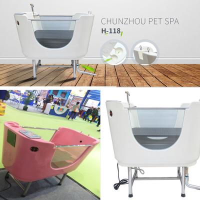 China Sustainable Professional Chunzhou Dog Spa Bathtub Bubble Therapy Hot Tub for sale