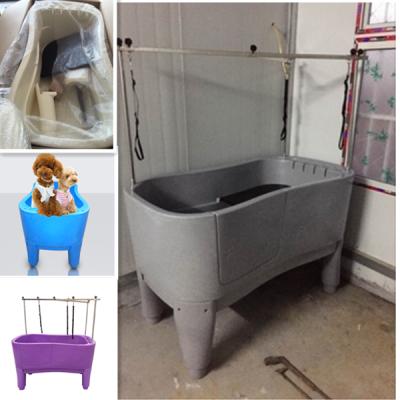 China Sustainable High Grade Plastic Dog Tub Pet Grooming Tub Pets Cleaning Tub H-111 for sale