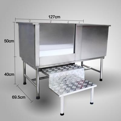 China Viable Dog Grooming Tub Wholesale Stainless Steel Tubs For Pet Grooming Dog Grooming Sink H-103 for sale