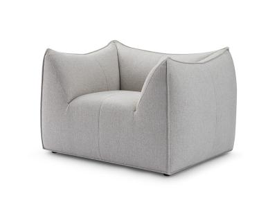 China Luxury Single Seater Sofa Accent Lounge Chairs Lazy Armchair Removable Nordic Fabric Cover Teddy Living Room Chair Wool for sale