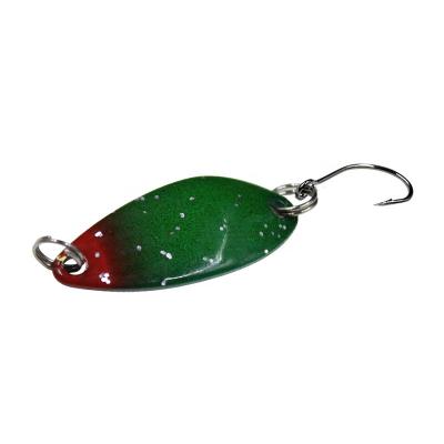 China Wholesale Fast Shipping Eco-friendly Colorful Metal Spinning Fishing Lure Bait Kit Metal Spinner Lure 18 Colors for sale