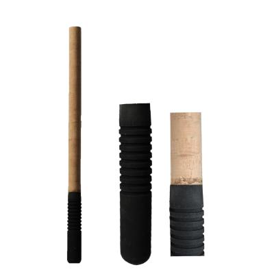 China Durable Function Eco-friendly High Density EVA Black Profile And Cork Hand Make Customized Fishing Rod Handle Fast Shipping Handle In Stock for sale