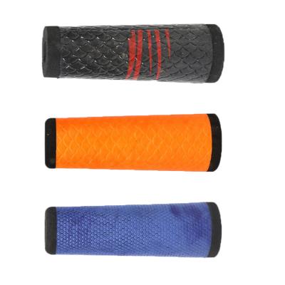 China Durable Various Color Pattern OEM Rod CUSTOMIZED Shape Wrapping Texture Leather Grip Material Fishing Rod Handle for sale