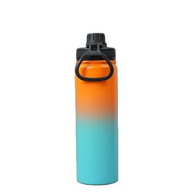 China Goofit PORTABLE Stainless Steel Flask Vacuum Insulated Sports Water Bottle With Spout Lid Double Wall Thermo Cup for sale