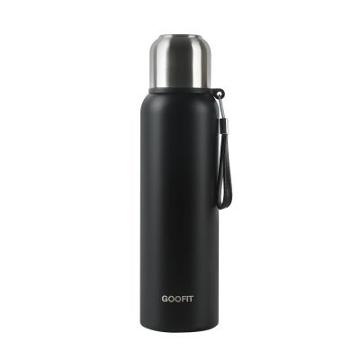 China Goofit 316 Stainless Steel 800ml Double Wall Filter Water Bottle PORTABLE Thermal Vacuum Insulated Water Flask for sale