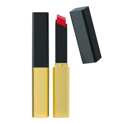 China Cosmetic Empty Lipstick Tube For Cosmetic Packaging Tube Slim Lip Balm Container for sale