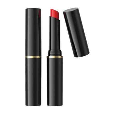 China Matte Finish Matte Lip Gloss Cosmetic Clear Container Top Gold Tubes Candy Tube Black White Lipstick for sale