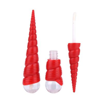 China 2022 cosmetics new lip gloss tube fashion conch shape lip gloss bottle for cosmetic packaging tube from chinese cosmetic packaging factory for sale