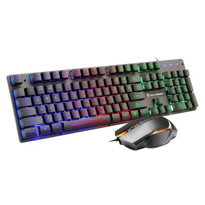 China Multimedia USB Keys 2.0 Latest Professional 104 LED Gaming Keyboards Keys Mouse Keyboard Combos GK200 Backlit Notebook Desktop Computer Home for sale