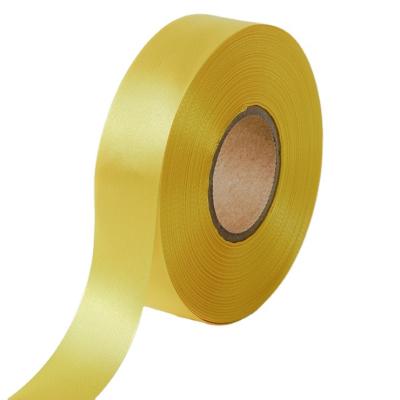 China Sustainable Cut / Embossed Edge Satin Single Sided Ribbon For Box Packing Party Decoration for sale