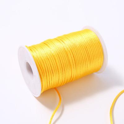 China 3mm Viable Satin Chinese Knotting Cord for Jewelry Findings and Components for sale