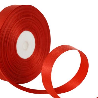 China Factory direct double face edge satin ribbon high quality custom workable for sale