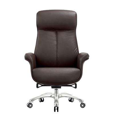 China Height Adjustable Height Adjustable Lift Executive Office Swivel Chairs Leather Ergonomic Office Furniture High for sale