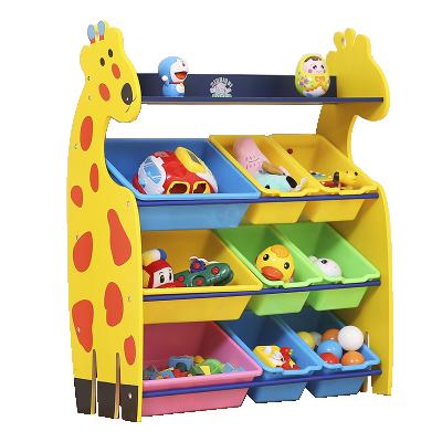 China Modern Children's Room Cabinet Cartoons Storage Cabinet Kids Safety Children's Wooden Wardrobe for sale