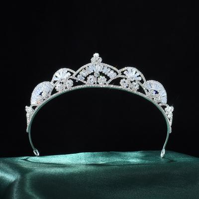 China Alloy Performance Crystal Diamond Hair Accessories crowns for queens birthday for sale