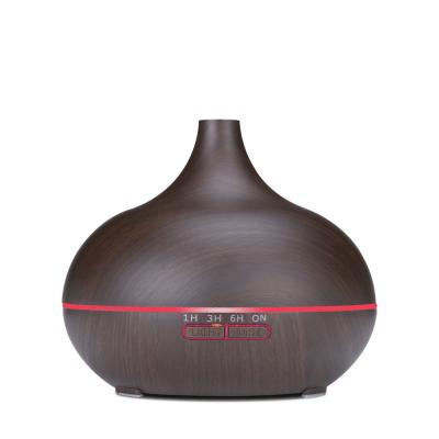 China Household Wood Mini Air Humidifier Remote Control Electric Aroma Diffuser Aromatic Cool Aroma Oil Mist Diffusers for sale