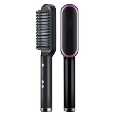 China RV Hair Straightener Brush Professional Salon Automatic Hair Curler Mini Hair Tools Rechargeable Cordless for sale