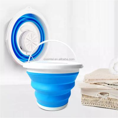 China Portable Mini Small Laundry Baby Clothes Semi Automatic Folding Mini Portable Washing Machine for sale