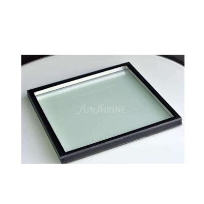 China Clear Tempered Safety Double Cavity Insulated Glass for sale