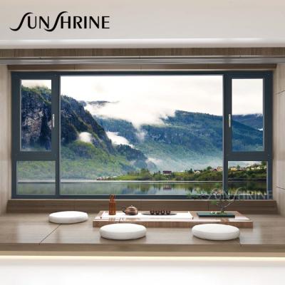 China Sliding Broken Bridge Insulation System Doors And Windows Sealing Aluminum Balcony Window for sale