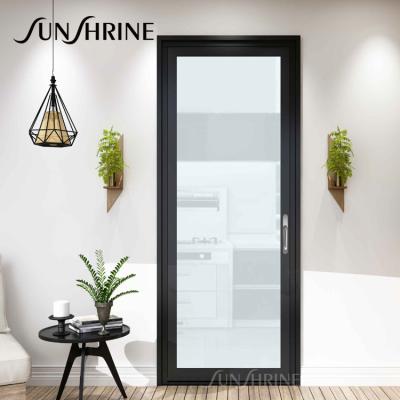 China 70 Series Modern Exterior Aluminum Tempered Glass Patio Swing Doors French Casement Door for sale