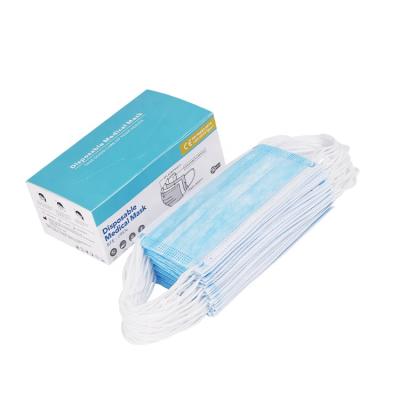 China Eco-friendly Eco-friendly Medical 3 Ply Disposable Face Mask Non Woven Face Mask for sale