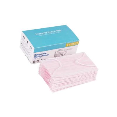 China Eco-friendly factory wholesale price nonwoven eco-friendly disposable face masks for sale