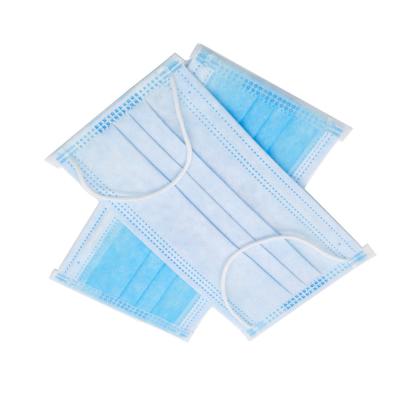 China High Quality Eco - Friendly Ear Loops Disposable Eco - Friendly Non Woven Face Mask Adults for sale