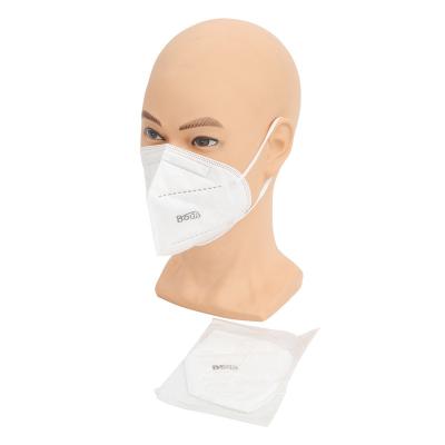 China Disposable Adult KN95 Face Mask , 5 Layer Face Respirator With Cast Spray Cloth For Hospital for sale