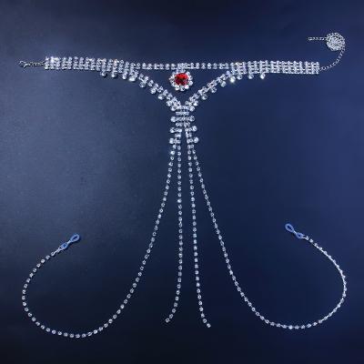 China Wholesale FASHIONABLE Bra Sexy Nipple Bikini Personality Body Chains Gothic Claw Piercing Body ChainStainless Steel for sale