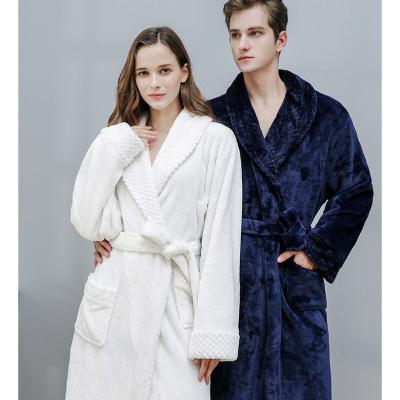 China Wholesale Custom Cotton Velvet Thermal Bathrobe Five Star Hotel Bathrobe for sale