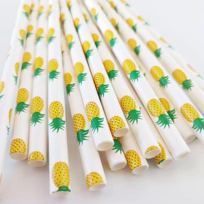 China Manufacturer Popular High Quality Biodegradable Disposable Drinking Paper Recycled Materials Straws for sale