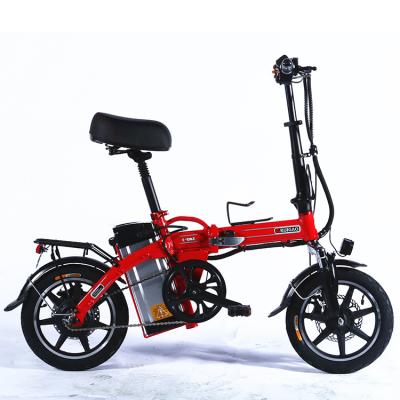 China Big Sale Aluminum Alloy Electric City Bike Electric Bike Scooter 14-Inch Electric Bike for sale