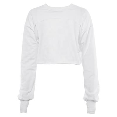 China Street QUICK DRY Shooting Fashion Girl Solid Color Soft Irregular Long Sleeved Sweater for sale