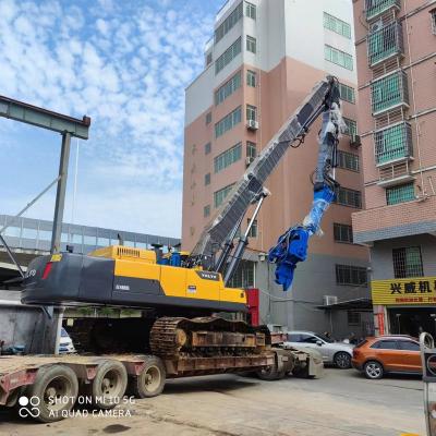 China Machinery Repair Shop Factory Direct Sales Arm Length 16.8m Depth 12m Piling Driving Arm Excavator For VOLVO EC480DL for sale