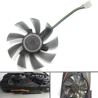 China 85MM Graphics Card T129215SU 4 Pin Cooling Fan For Gigabyte GTX 1050 1060 1070 960 RX 470 480 570 580 Graphics Card DIY Cooler Fan for sale