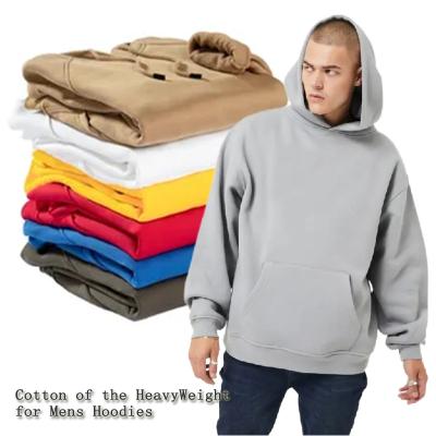 China Anti-wrinkle OEM Manufacturer Luxury Blank Various Colored Hip Hop Oversized Mens 100% Cotton Streetwear Heavyweight Hoodies for sale