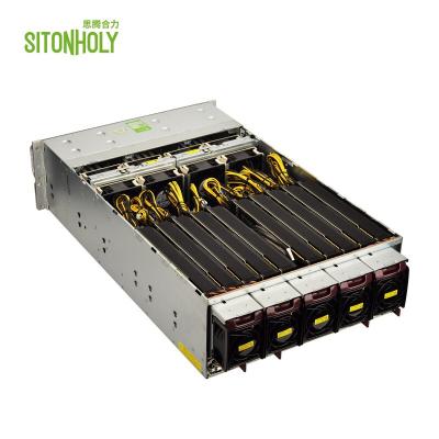 China Support 12*PCI-E Servers 3.0 x16 Racking 4u Server With 24 Pcs DDR4 Server IW4211-8GR for sale